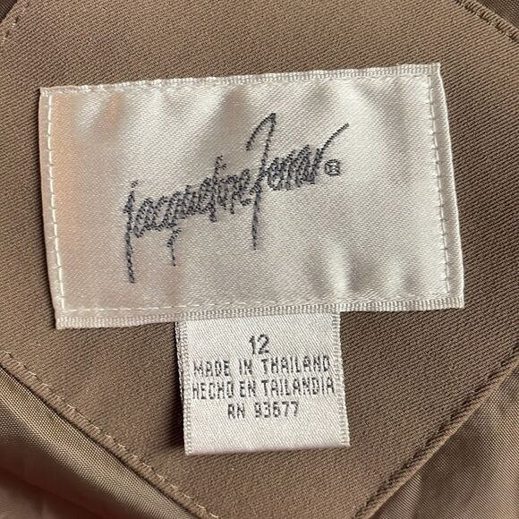 Jacqueline Ferrar Ladies Trench Coat, Taupe, Vintage - Picture 10 of 15